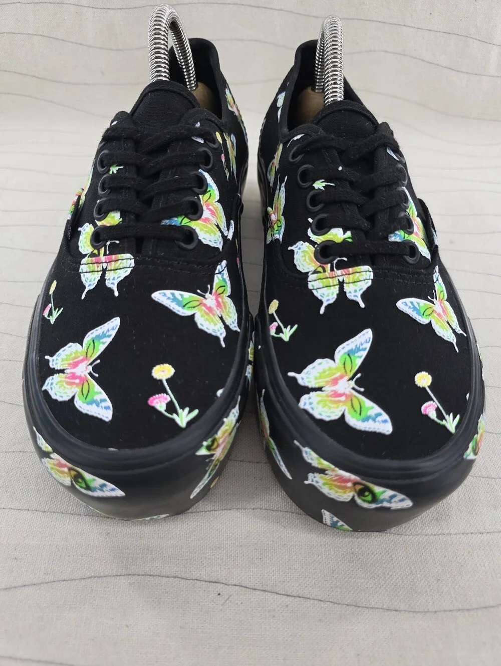 Vans Womens Stac Morph Blackout Glow In The Dark Butterfly Sneakers Shoes Sz 8.5